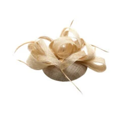 Bibi Cérémonie à Base Ronde En Sisal à Rubans Et Plumes -Accessoires De Mode pdtimg 4921561hd