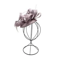 Bibi Cérémonie à Base Ronde En Sisal à Rubans Et Plumes -Accessoires De Mode pdtimg 4921563hd