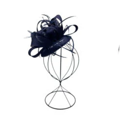 Bibi Cérémonie à Base Ronde En Sisal à Rubans Et Plumes -Accessoires De Mode pdtimg 4921565hd