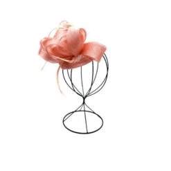 Bibi Cérémonie à Base Ronde En Sisal à Rubans Et Plumes -Accessoires De Mode pdtimg 4921568hd