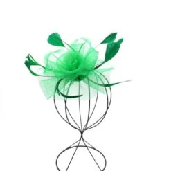 Bibi De Cérémonie Avec Motif Floral Et Plumes élégantes -Accessoires De Mode pdtimg 4921648hd