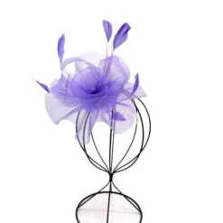 Bibi De Cérémonie Avec Motif Floral Et Plumes élégantes -Accessoires De Mode pdtimg 4921657hd