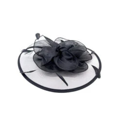 Bibi De Cérémonie Enjolivé D’une Grande Fleur Et Plumes -Accessoires De Mode pdtimg 4921768hd