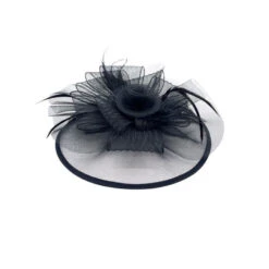 Bibi De Cérémonie Design à Fleur Et Belles Plumes Coloris MIX -Accessoires De Mode pdtimg 4921817hd