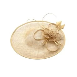 Chapeau De Cérémonie En Sisal à Motif Floral Appliqué Coloris MIX -Accessoires De Mode pdtimg 4921859hd