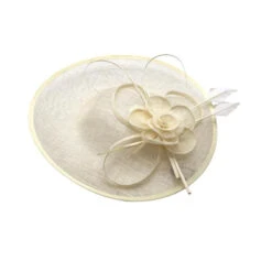 Chapeau De Cérémonie En Sisal à Motif Floral Appliqué Coloris MIX -Accessoires De Mode pdtimg 4921860hd