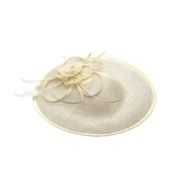 Chapeau De Cérémonie En Sisal à Motif Floral Appliqué Coloris MIX -Accessoires De Mode pdtimg 4921861hd
