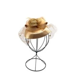 Chapeau Bibi De Cérémonie Décoré D’une Fleur Et Voilette Coloris MIX -Accessoires De Mode pdtimg 4921892hd