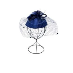 Chapeau Bibi De Cérémonie Décoré D’une Fleur Et Voilette Coloris MIX -Accessoires De Mode pdtimg 4921900hd