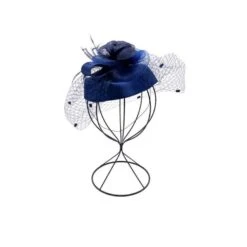 Chapeau Bibi De Cérémonie Décoré D’une Fleur Et Voilette Coloris MIX -Accessoires De Mode pdtimg 4921901hd