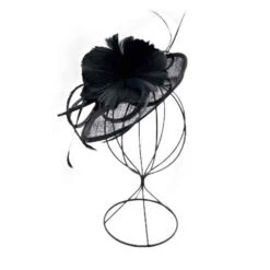 Bibi De Cérémonie Décoré D'une Grosse Fleur En Plumes Coloris MIX -Accessoires De Mode pdtimg 4921931hd