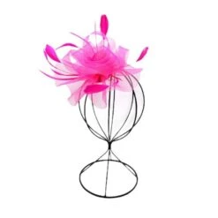 Bibi De Cérémonie Avec Motif Floral Et Plumes élégantes Coloris MIX -Accessoires De Mode pdtimg 4921992hd