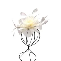 Bibi De Cérémonie Avec Motif Floral Et Plumes élégantes Coloris MIX -Accessoires De Mode pdtimg 4921994hd