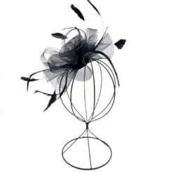 Bibi De Cérémonie Avec Motif Floral Et Plumes élégantes Coloris MIX -Accessoires De Mode pdtimg 4921996hd