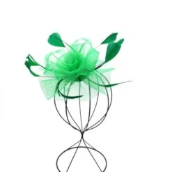 Bibi De Cérémonie Avec Motif Floral Et Plumes élégantes Coloris MIX -Accessoires De Mode pdtimg 4922002hd