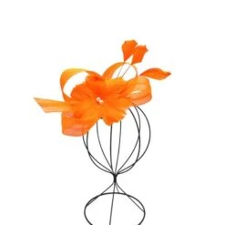 Bibi De Cérémonie à Fleur En Plumes Avec Perles Au Cœur Coloris MIX -Accessoires De Mode pdtimg 4922013hd