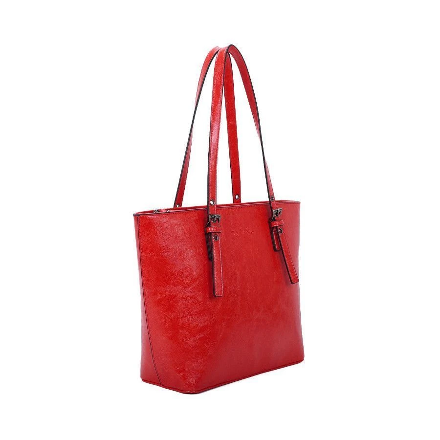 Sac Cabas En Simili Effet Lisse Zippé Avec Anses Réglables 15 Sac Cabas En Simili Effet Lisse Zippé Avec Anses Réglables – Image 13