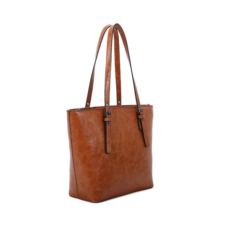 Sac Cabas En Simili Effet Lisse Zippé Avec Anses Réglables 18 Sac Cabas En Simili Effet Lisse Zippé Avec Anses Réglables – Image 16