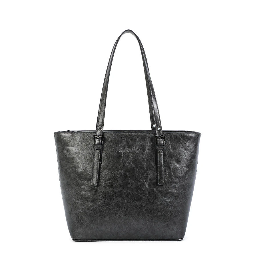 Sac Cabas En Simili Effet Lisse Zippé Avec Anses Réglables 20 Sac Cabas En Simili Effet Lisse Zippé Avec Anses Réglables – Image 18