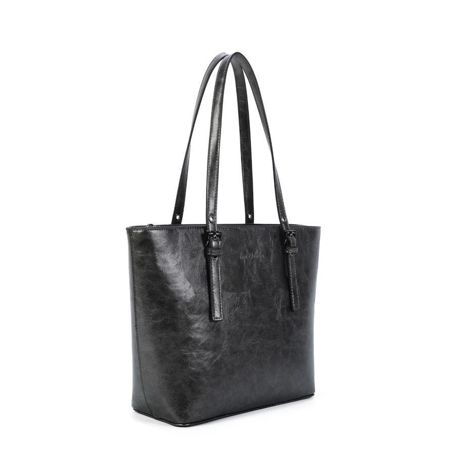 Sac Cabas En Simili Effet Lisse Zippé Avec Anses Réglables 21 Sac Cabas En Simili Effet Lisse Zippé Avec Anses Réglables – Image 19