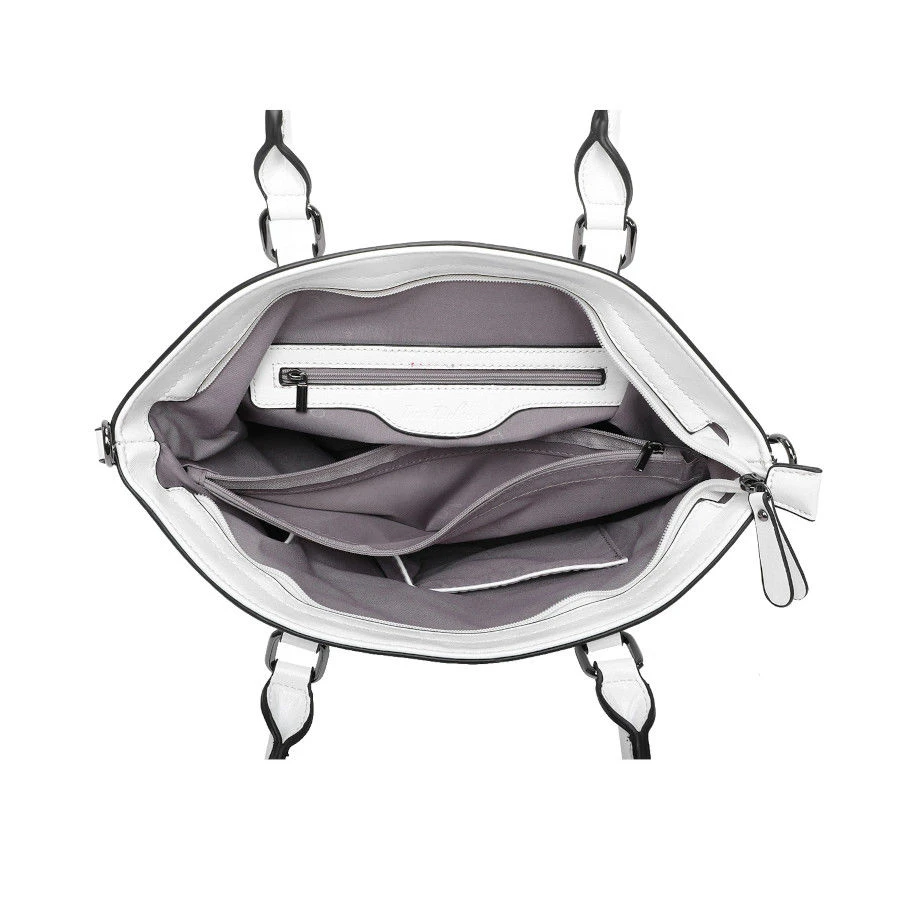 Sac Fourre Tout Avec Poignée Simili Cuir De Grande Capacité 8 Sac Fourre Tout Avec Poignée Simili Cuir De Grande Capacité – Image 6