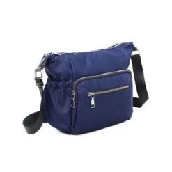 Sac Besace En Nylon Couleur Unie Avec Poches Multiples -Accessoires De Mode pdtimg 4923456hd