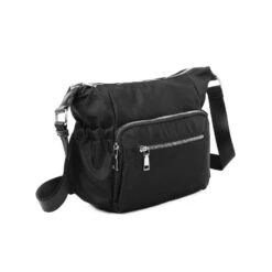 Sac Besace En Nylon Couleur Unie Avec Poches Multiples -Accessoires De Mode pdtimg 4923464hd