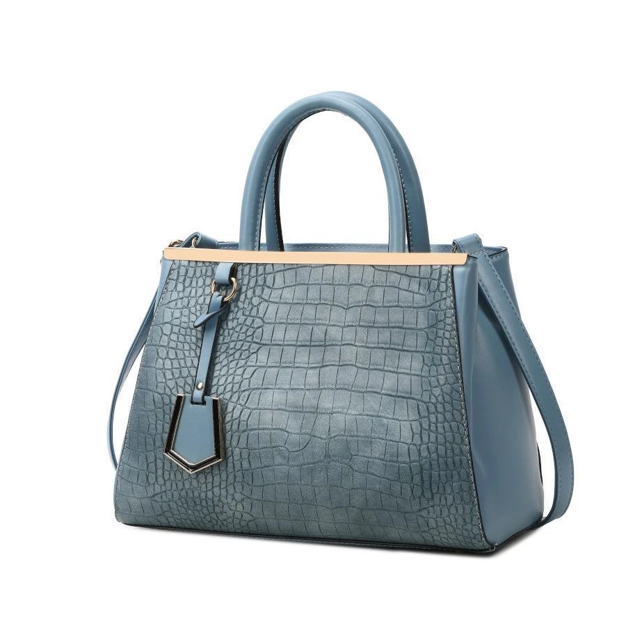 Lot De 3 Pièces De Sac A Main En Cuir PU Motif Croco, Sac Cabas, Pochette De Soirée, Porte-monnaie 6 Lot De 3 Pièces De Sac A Main En Cuir PU Motif Croco, Sac Cabas, Pochette De Soirée, Porte-monnaie – Image 4