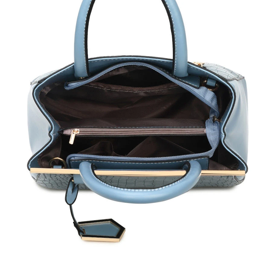 Lot De 3 Pièces De Sac A Main En Cuir PU Motif Croco, Sac Cabas, Pochette De Soirée, Porte-monnaie 8 Lot De 3 Pièces De Sac A Main En Cuir PU Motif Croco, Sac Cabas, Pochette De Soirée, Porte-monnaie – Image 6