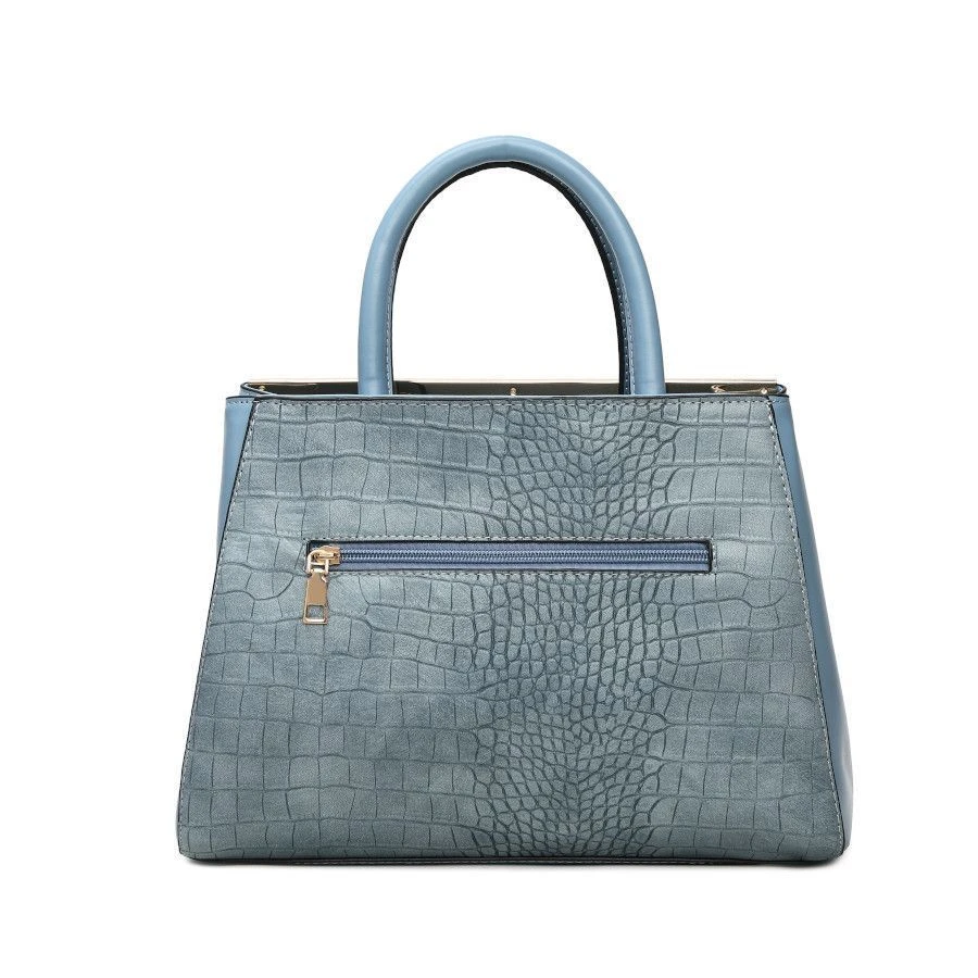 Lot De 3 Pièces De Sac A Main En Cuir PU Motif Croco, Sac Cabas, Pochette De Soirée, Porte-monnaie 9 Lot De 3 Pièces De Sac A Main En Cuir PU Motif Croco, Sac Cabas, Pochette De Soirée, Porte-monnaie – Image 7