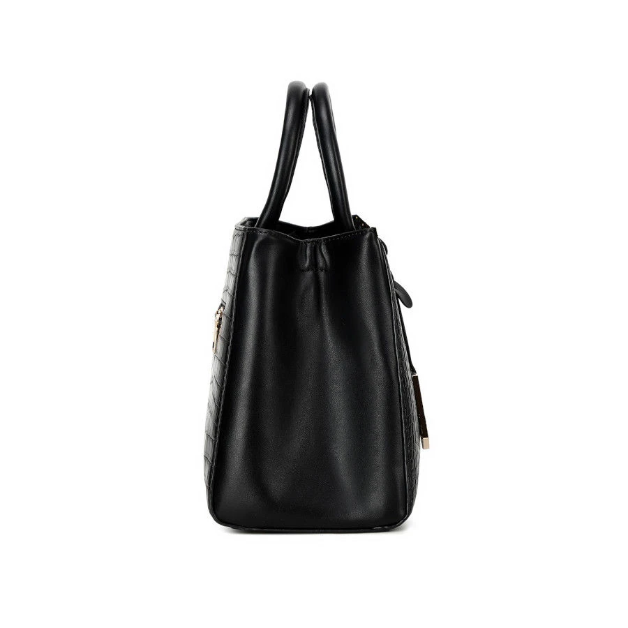 Lot De 3 Pièces De Sac A Main En Cuir PU Motif Croco, Sac Cabas, Pochette De Soirée, Porte-monnaie 15 Lot De 3 Pièces De Sac A Main En Cuir PU Motif Croco, Sac Cabas, Pochette De Soirée, Porte-monnaie – Image 13