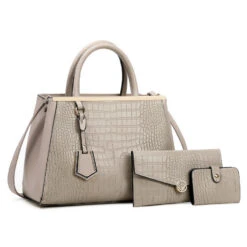 Lot De 3 Pièces De Sac A Main En Cuir PU Motif Croco, Sac Cabas, Pochette De Soirée, Porte-monnaie 39 Lot De 3 Pièces De Sac A Main En Cuir PU Motif Croco, Sac Cabas, Pochette De Soirée, Porte-monnaie -Accessoires De Mode pdtimg 4925169hd