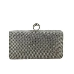 Pochette De Soirée Forme En Rectangulaire Dotée De Strass -Accessoires De Mode pdtimg 4925650hd