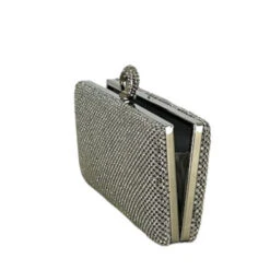 Pochette De Soirée Forme En Rectangulaire Dotée De Strass -Accessoires De Mode pdtimg 4925652hd