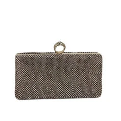 Pochette De Soirée Forme En Rectangulaire Dotée De Strass -Accessoires De Mode pdtimg 4925654hd