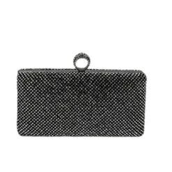Pochette De Soirée Forme En Rectangulaire Dotée De Strass -Accessoires De Mode pdtimg 4925658hd