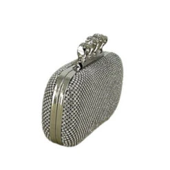 Pochette Soirée Recouverte Strass à Passants 4 Bagues -Accessoires De Mode pdtimg 4925685hd