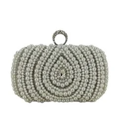Pochette Minaude De Soirée Avec Ornements De Perles -Accessoires De Mode pdtimg 4925744hd