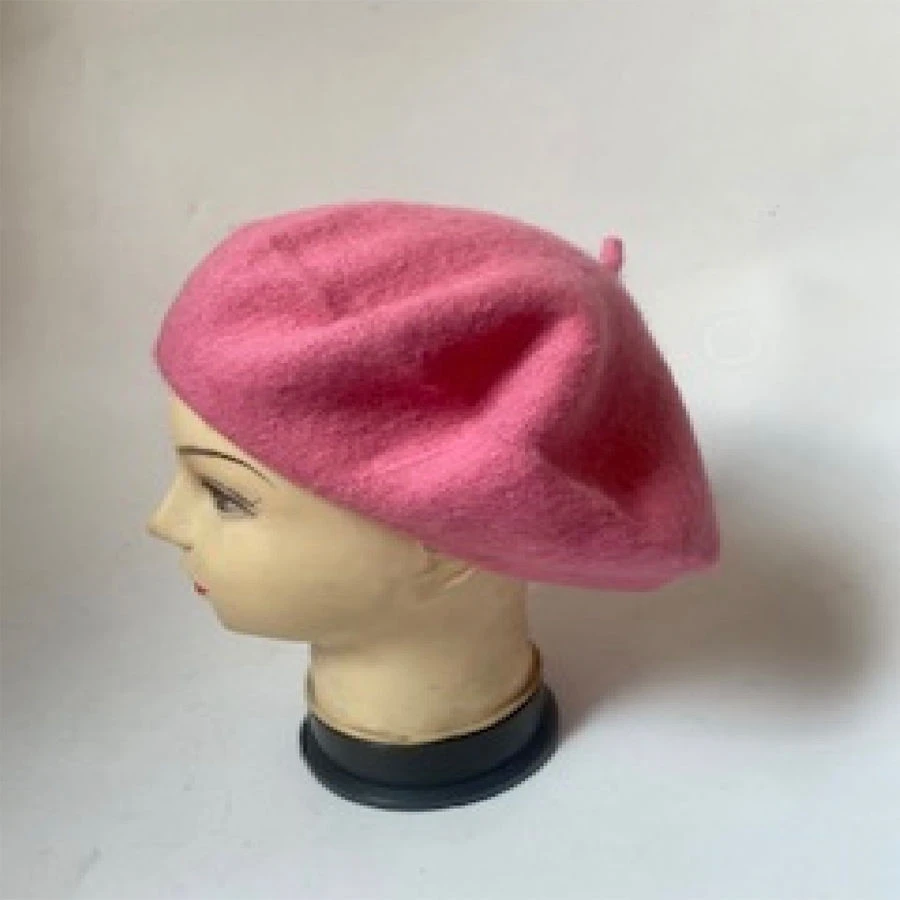 Béret Tricoté En Laine Acrylique Uni 15 Béret Tricoté En Laine Acrylique Uni – Image 13