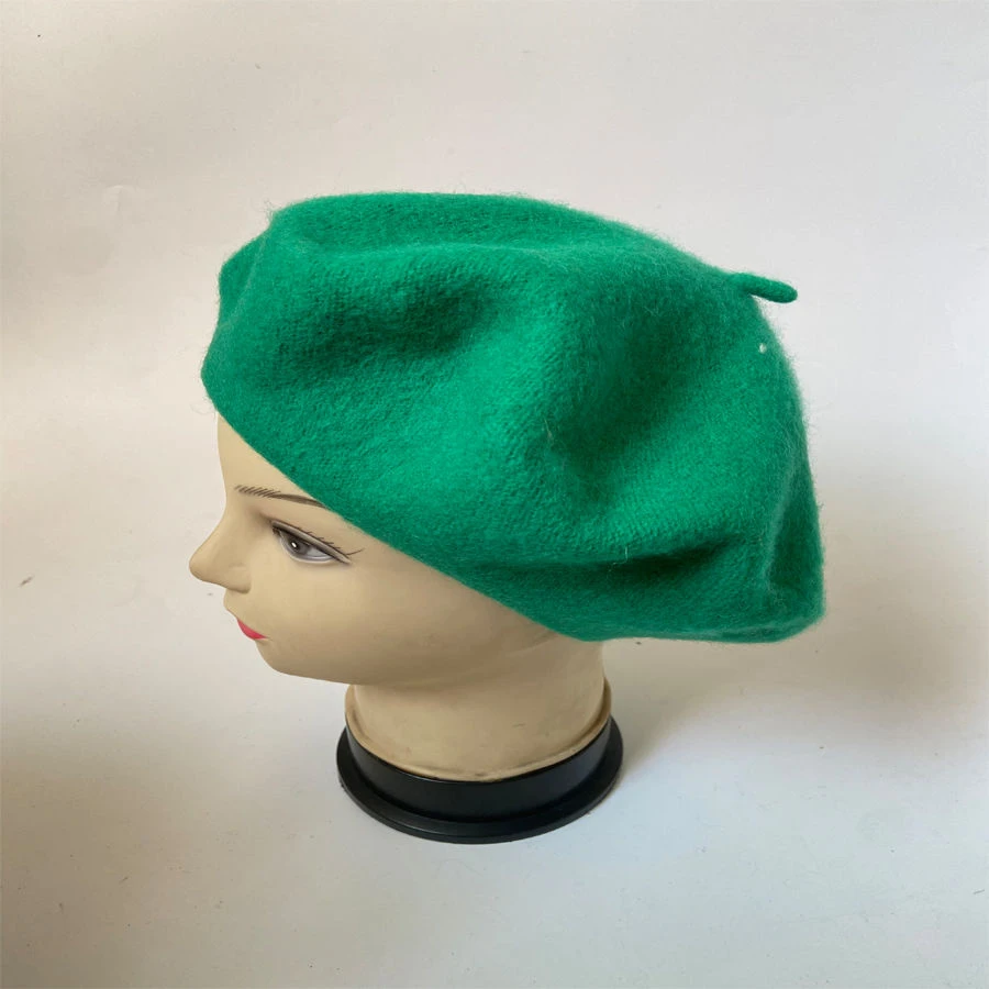 Béret Tricoté En Laine Acrylique Uni 20 Béret Tricoté En Laine Acrylique Uni – Image 18