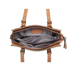 Sac à Main Zippé En Simili Cuir Texturé Et 2 Anses Réglables 25 Sac à Main Zippé En Simili Cuir Texturé Et 2 Anses Réglables -Accessoires De Mode pdtimg 4926781hd