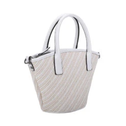 Sac à Main Zippé De Forme Trapèze Avec Motif Tressé -Accessoires De Mode pdtimg 4926885hd