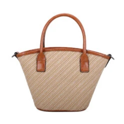 Sac à Main Zippé De Forme Trapèze Avec Motif Tressé -Accessoires De Mode pdtimg 4926894hd