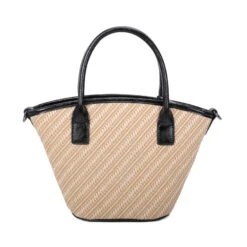 Sac à Main Zippé De Forme Trapèze Avec Motif Tressé -Accessoires De Mode pdtimg 4926898hd