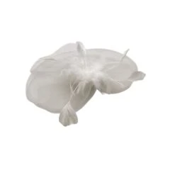 Bibi De Cérémonie Embelli De Plume En Forme De Fleur -Accessoires De Mode pdtimg 4928461hd