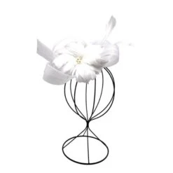 Bibi De Cérémonie à Fleur En Plumes Avec Perles Au Cœur Coloris MIX -Accessoires De Mode pdtimg 4928690hd