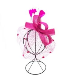 Bibi De Cérémonie En Ruban Nœud Avec Voilage Et Plumes Coloris MIX -Accessoires De Mode pdtimg 4928693hd