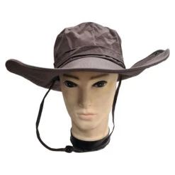 Chapeau Uni Large Bord Avec Cordon De Menton Réglable -Accessoires De Mode pdtimg 4930111hd
