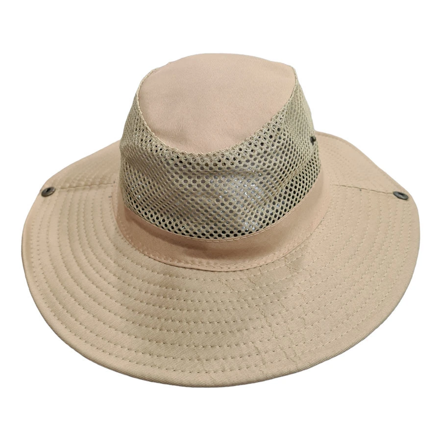 Chapeau De Soleil En Tissu Qui Possède Une Calotte En Filet 4 Chapeau De Soleil En Tissu Qui Possède Une Calotte En Filet – Image 2