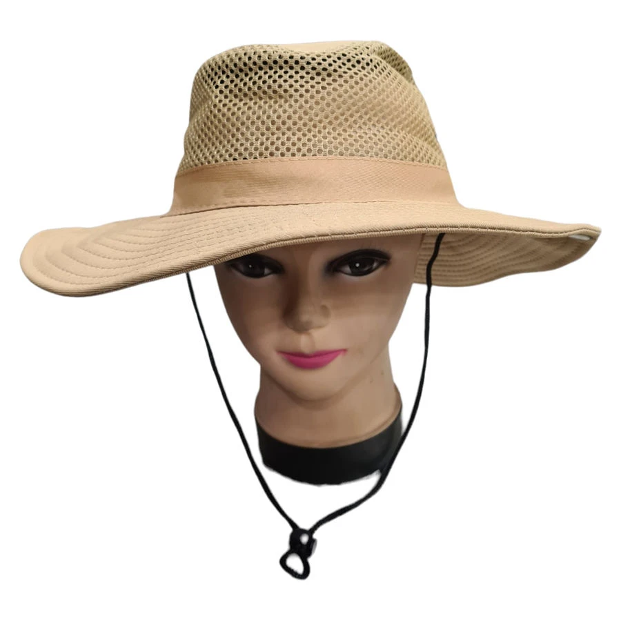 Chapeau De Soleil En Tissu Qui Possède Une Calotte En Filet 5 Chapeau De Soleil En Tissu Qui Possède Une Calotte En Filet – Image 3